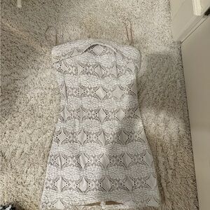 With Jean White Lace Dress